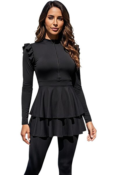 GENERAL Muslim Swimwear Women Modest Long Sleeve Swimsuit Islamic Burkinis We...