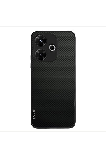 OEM Θήκη Sonique Carbon Series για Xiaomi Redmi 13 4G / Poco M6 4G Μαύρο 01