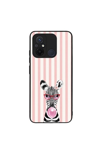 OEM Θήκη Sonique Stripe Stories Series για Xiaomi Redmi 12C Ζέβρα – Τσιχλόφουσκα