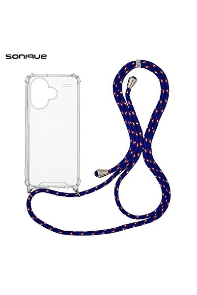 OEM Θήκη Σιλικόνης με Κορδόνι Sonique Armor Clear Xiaomi Redmi Note 13 Pro Pl...