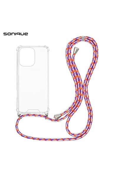 OEM Θήκη Σιλικόνης με Κορδόνι Sonique Armor Clear Xiaomi Redmi 13 4G / Poco M...