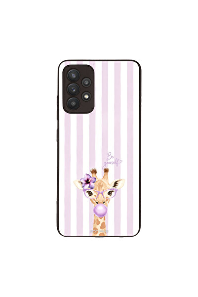 OEM Θήκη Sonique Stripe Stories Series για Samsung Galaxy A32 4G Λιλά- Καμηλο...