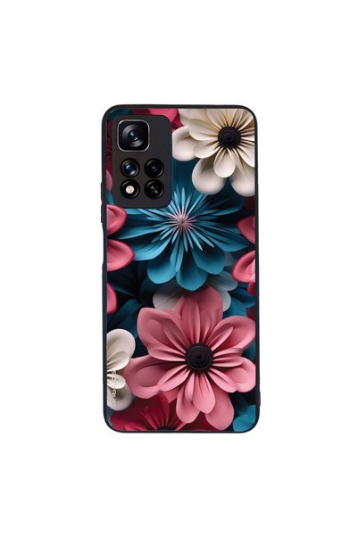 OEM Θήκη Sonique 3D Flower Series για Xiaomi Redmi Note 11 Pro Plus 5G Ροζ 01