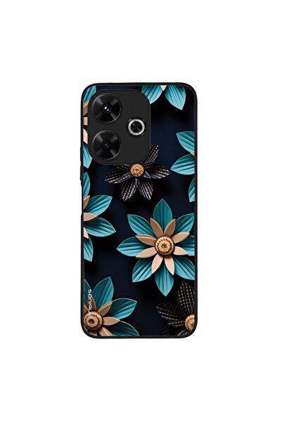 OEM Θήκη Sonique 3D Flower Series για Xiaomi Redmi 13 4G / Poco M6 4G Γαλάζιο