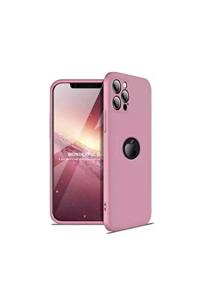 OEM GKK 360 Πλήρης Προστασία Σώματος Apple iPhone 12 Pro Ροζ Χρυσό