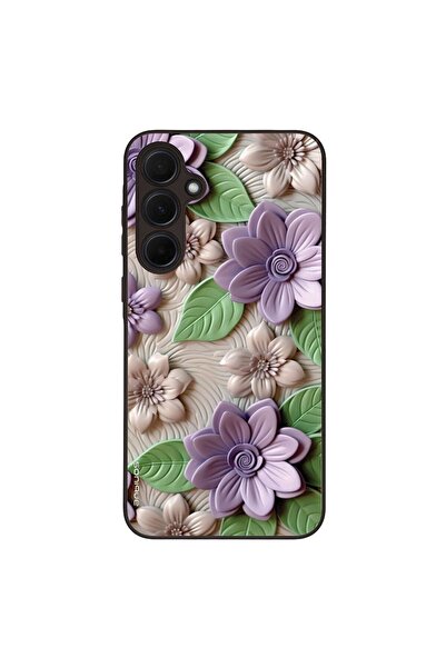 OEM Θήκη Sonique 3D Flower Series για Samsung Galaxy A35 5G Βιολετί