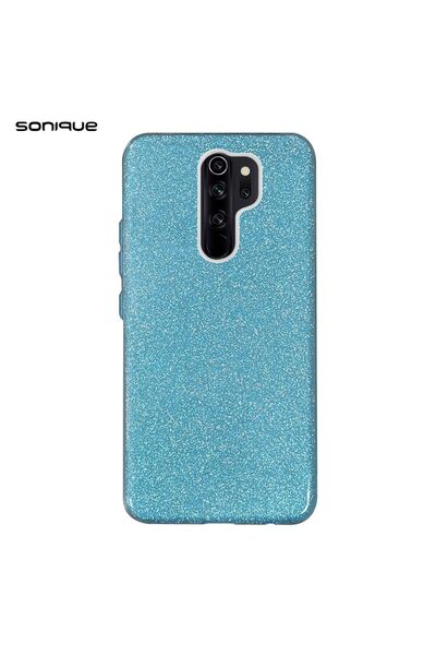 OEM Θήκη Σιλικόνης Sonique Shiny Xiaomi Redmi 9 Γαλάζιο