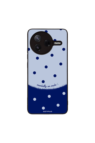 OEM Θήκη Sonique Delulu Polka Era Series για Xiaomi Poco F7 Pro 5G Blue Mentally