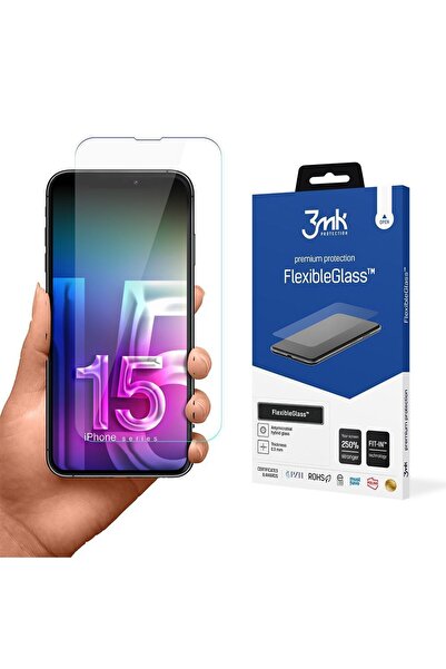 OEM 3MK Εύκαμπτο Σκληρυμένο Γυαλί 7H Apple iPhone 15 Plus