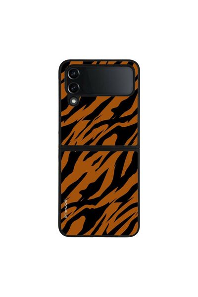 OEM Θήκη Sonique Σειρά Animal Print για Samsung Galaxy Z Flip 4 Τίγρη 01