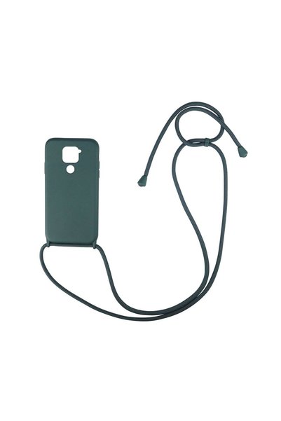 OEM Θήκη Σιλικόνης με Κορδόνι CarryHang Sonique Xiaomi Redmi Note 9 Πράσινο Σ...
