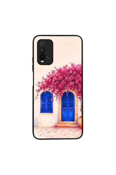OEM Θήκη Sonique Greek Island Muse Series για Xiaomi Redmi 9T Ροζ Μπουκαμβίλια