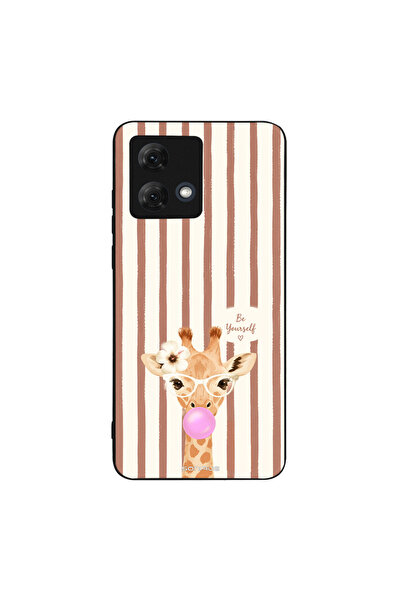 OEM Θήκη Sonique Stripe Stories Series για Motorola Moto G84 5G Καφέ - Καμηλο...