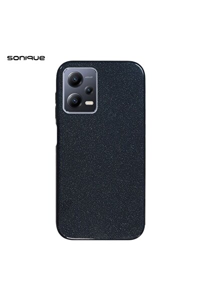 OEM Θήκη Σιλικόνης Sonique Shiny Xiaomi Redmi Note 12 5G / Poco X5 5G Μαύρο