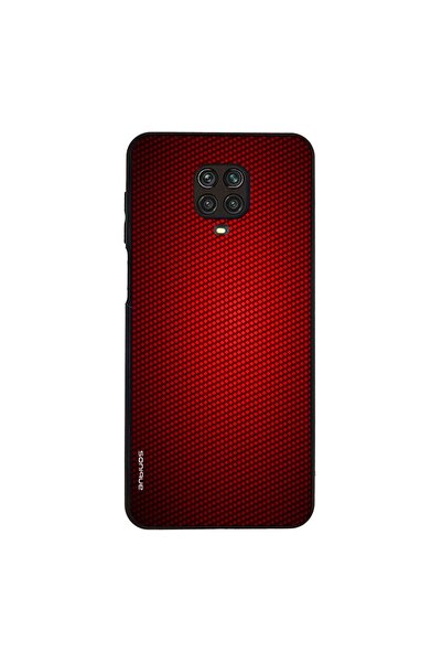 OEM Θήκη Sonique Carbon Series για Xiaomi Redmi Note 9S/9 Pro Κόκκινο