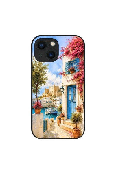 OEM Θήκη Sonique Greek Island Muse Series για Apple iPhone 13 Mini Ροδίτικο Λ...