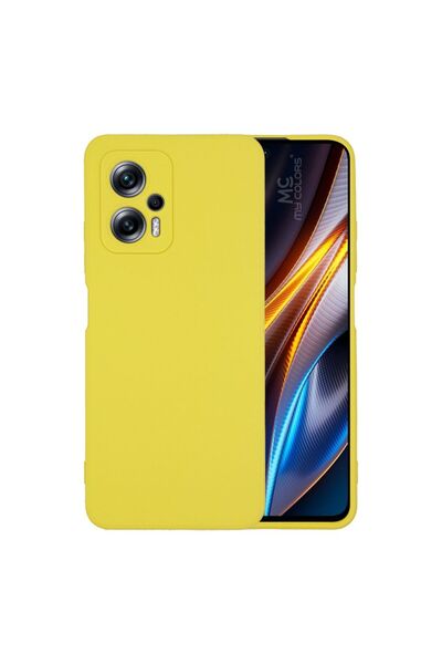 OEM Θήκη Σιλικόνης My Colors Sonique Xiaomi Poco X4 GT 5G Κίτρινο