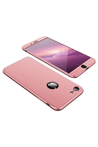 OEM GKK 360 Πλήρης Προστασία Σώματος Apple iPhone 7 / iPhone 8 Ροζ Χρυσό