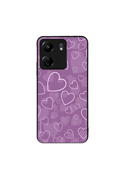 OEM Θήκη Sonique Heart Series για Xiaomi Redmi 13C 4G / Poco C65 4G Βιολετί