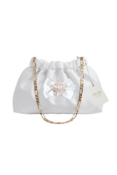 pegu baby collection White Satin Royale Series Handmade Custom Design Drawstr...