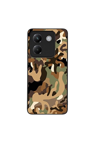 OEM Θήκη Sonique Camouflage Army Series για Xiaomi Poco M7 Pro 5G Καφέ