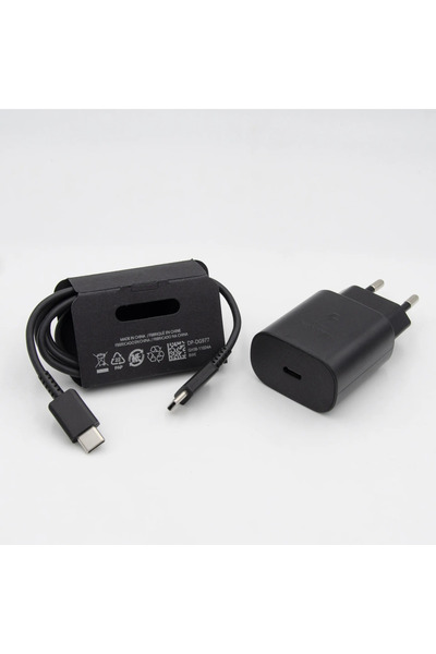 Choice EU Black Charger set 25W USB Type C Super Fast Charger European for S2...