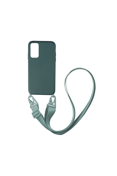 OEM Θήκη Σιλικόνης με Strap CarryHang Sonique Xiaomi Redmi Note 10 Pro Πράσιν...