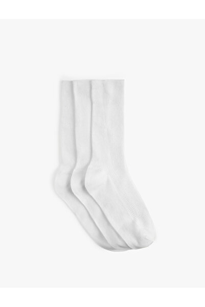 Koton Cotton 3-Piece Sock Set