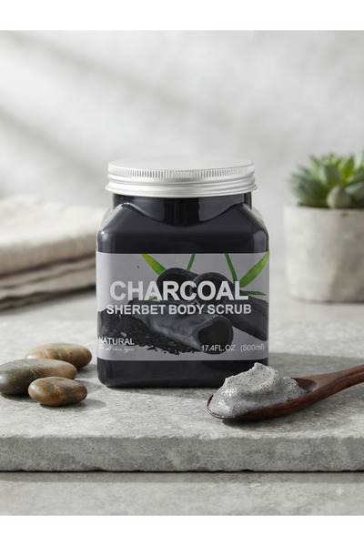 Day&Date Bag Charcoal Sherbet Body Scrub Active Charcoal Sherbet Body Peeling