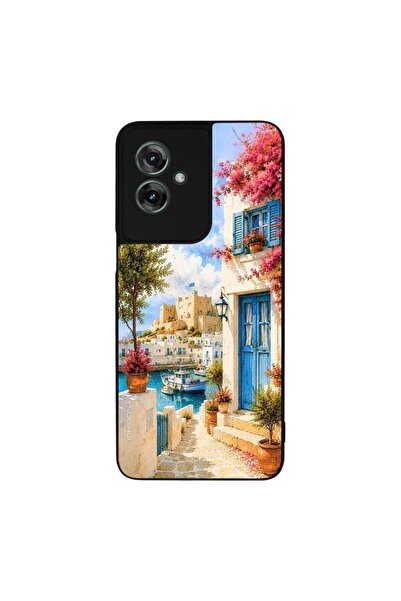 OEM Θήκη Sonique Greek Island Muse Series για Motorola Moto G55 5G Ροδίτικο Λ...