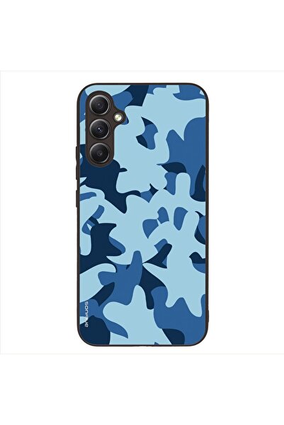 OEM Θήκη Sonique Σειρά Καμουφλάζ Στρατού για Samsung Galaxy A34 5G Μπλε