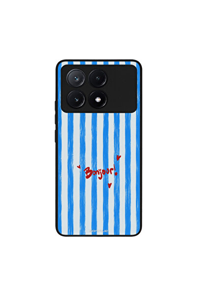 OEM Θήκη Sonique Stripe Stories Series για Xiaomi Poco X6 Pro 5G Bonjour Blue