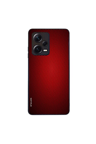 OEM Θήκη Sonique Carbon Series για Xiaomi Redmi Note 12 Pro Plus Κόκκινο
