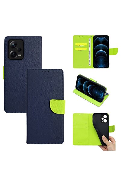 OEM Θήκη Πορτοφόλι Sonique Trend Wallet Xiaomi Redmi Note 12 Pro Plus Σκούρο ...