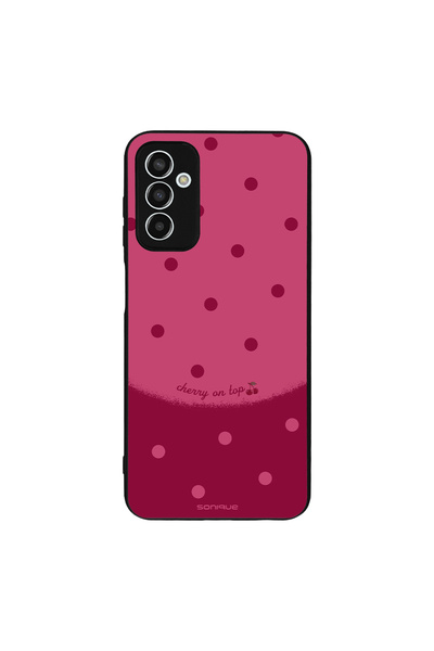 OEM Θήκη Sonique Delulu Polka Era Series για Samsung Galaxy M13 4G Top Cherry