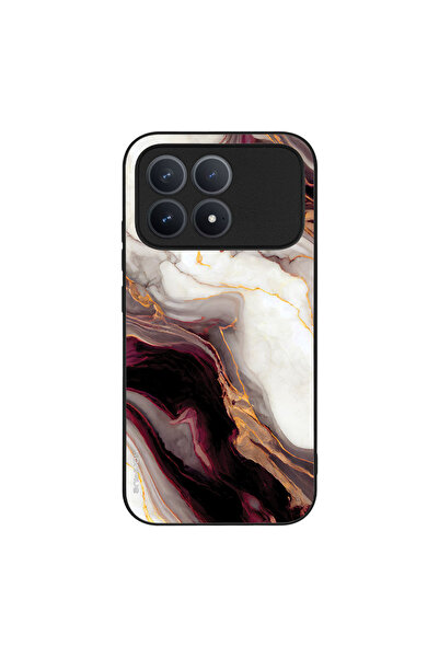 OEM Θήκη Sonique Marble Series για Xiaomi Poco F8 Pro 5G Μπορντώ
