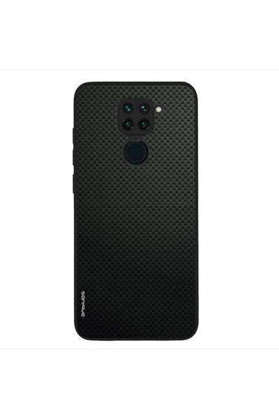 OEM Θήκη Sonique Carbon Series για Xiaomi Redmi Note 9 Μαύρο 01
