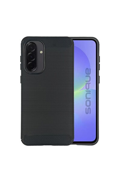 OEM Θήκη Σιλικόνης Sonique Carbon Brushed Samsung Galaxy A36 5G Μαύρο