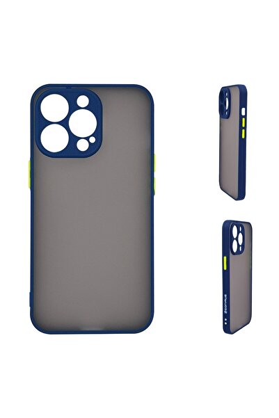 OEM Θήκη Σιλικόνης Color Button Bumper Sonique Apple iPhone 14 Pro Μπλέ
