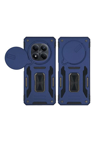 OEM Θήκη Ring Armor CamShield Sonique για Xiaomi Redmi Note 15 Pro 5G Μπλέ