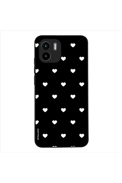OEM Θήκη Sonique Heart Series για Xiaomi Redmi A1 / Redmi A2 Μαύρο 02