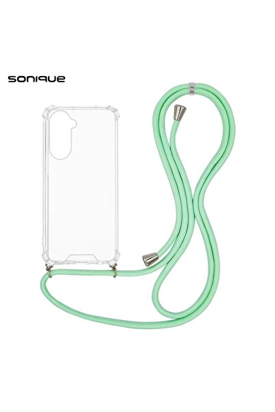 OEM Θήκη Σιλικόνης με Κορδόνι Sonique Armor Clear Samsung Galaxy A57 5G Βεραμάν