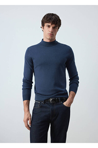 MANGO Man %100 yün boğazlı kazak