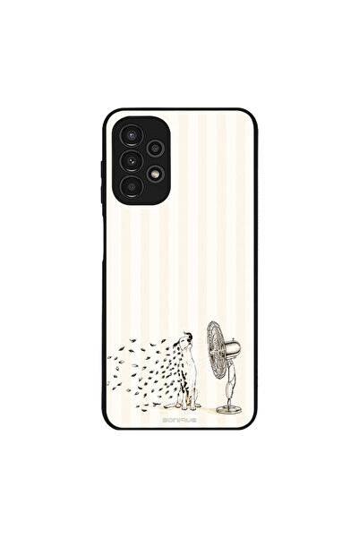 OEM Θήκη Sonique Stripe Stories Series για Samsung Galaxy A13 4G Cool Dog