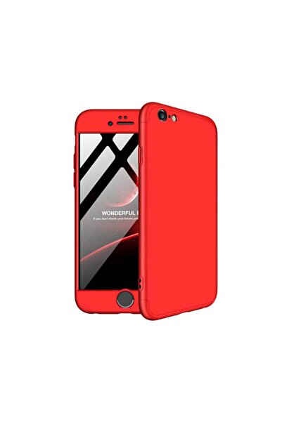 OEM GKK 360 Πλήρης Προστασία Σώματος για Apple iPhone 6/6s Κόκκινο
