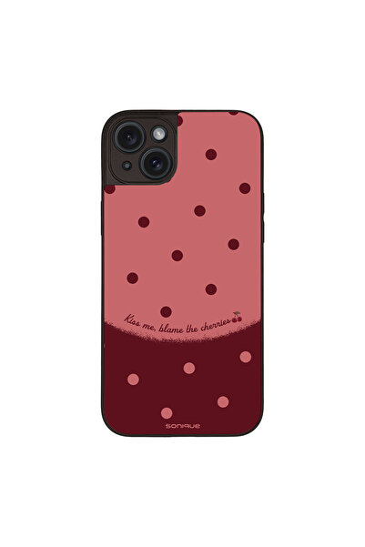 OEM Θήκη Sonique Delulu Polka Era Series για Apple iPhone 15 Plus Blame Cherries