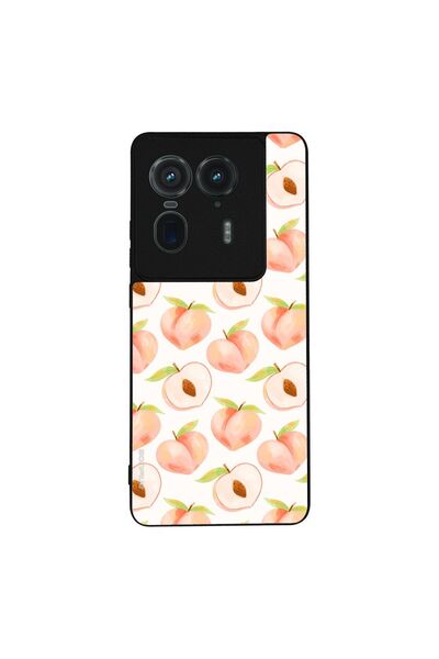 OEM Θήκη Sonique Fruit Series για Motorola Edge 50 Ultra Ροδάκινο