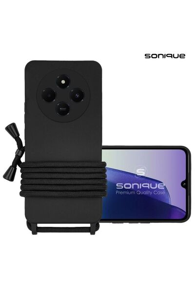 OEM Θήκη Σιλικόνης με Κορδόνι CarryHang Sonique Xiaomi Redmi 14C 4G / Poco C7...