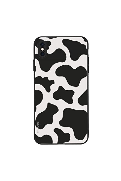 OEM Θήκη Sonique Σειρά Animal Print για Apple iPhone XS MAX Cow 01