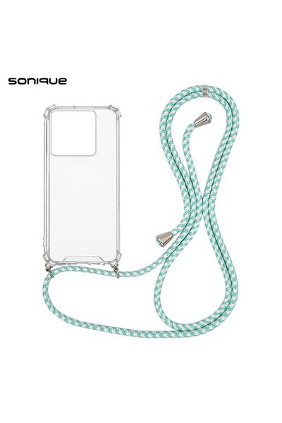 OEM Θήκη Σιλικόνης με Κορδόνι Sonique Armor Clear Xiaomi Redmi Note 13 Pro 5G...